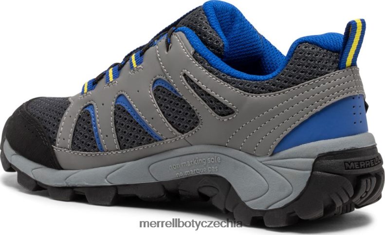 Merrell oakcreek nízké krajkové voděodolné tenisky (mk264770) obuv J064V21450 dřevěné uhlí děti