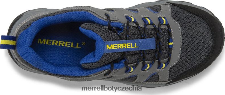 Merrell oakcreek nízké krajkové voděodolné tenisky (mk264770) obuv J064V21450 dřevěné uhlí děti