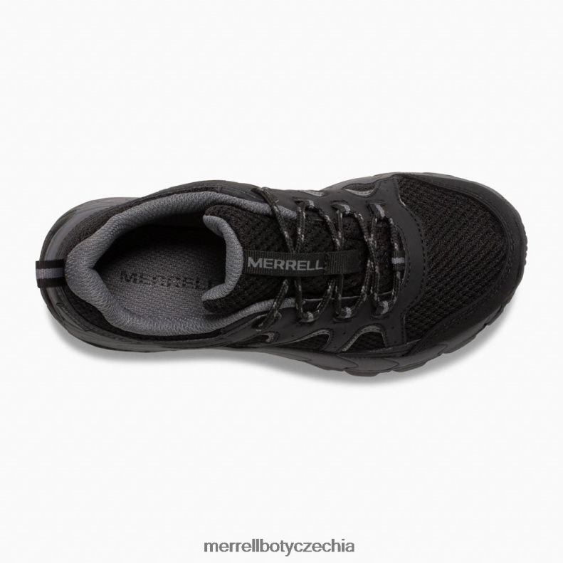 Merrell oakcreek nízké krajkové voděodolné tenisky (mk265427) obuv J064V21449 černá/šedá děti