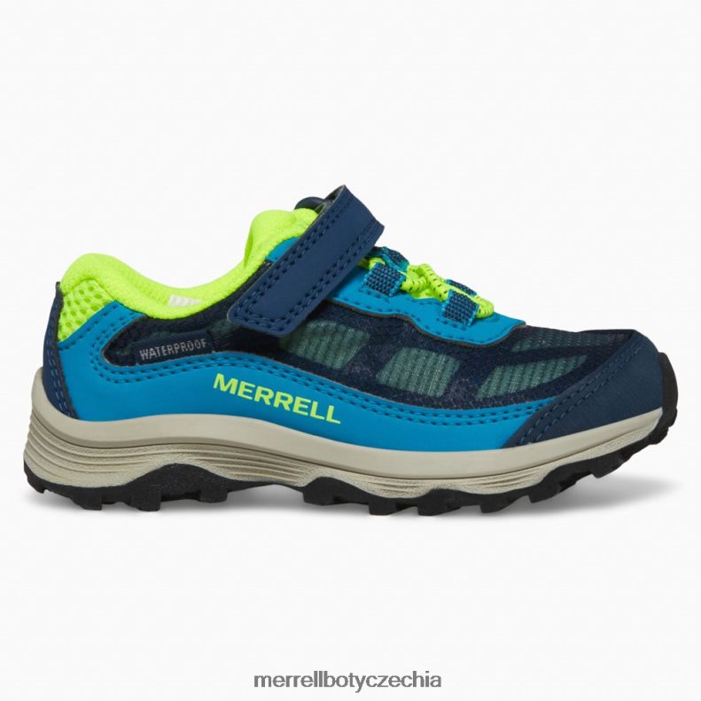 Merrell rychlost moab nízká klimatizace jr. voděodolné tenisky (ml267122) obuv J064V21368 námořnictvo/ahoj viz děti