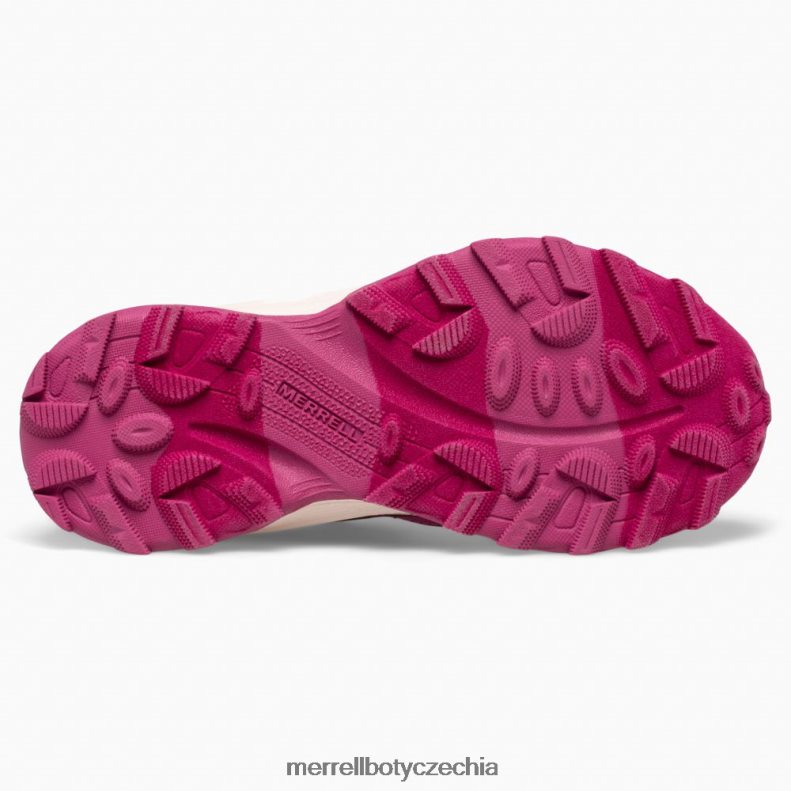 Merrell rychlost moab s nízkou vodotěsností (mk165980) obuv J064V21376 šedá/bobulová děti