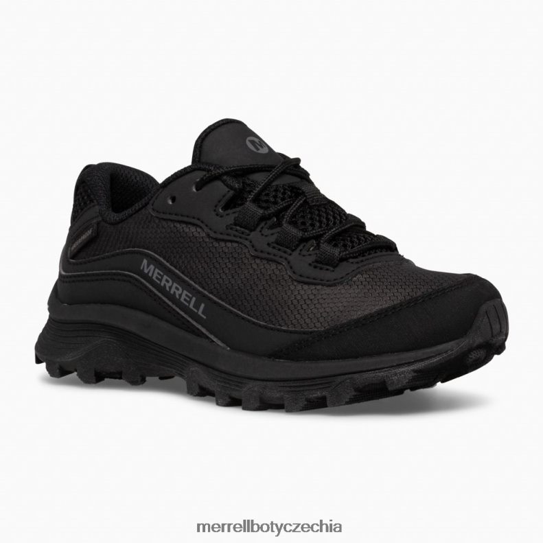 Merrell rychlost moab s nízkou vodotěsností (mk265866) obuv J064V21377 trojitá černá děti