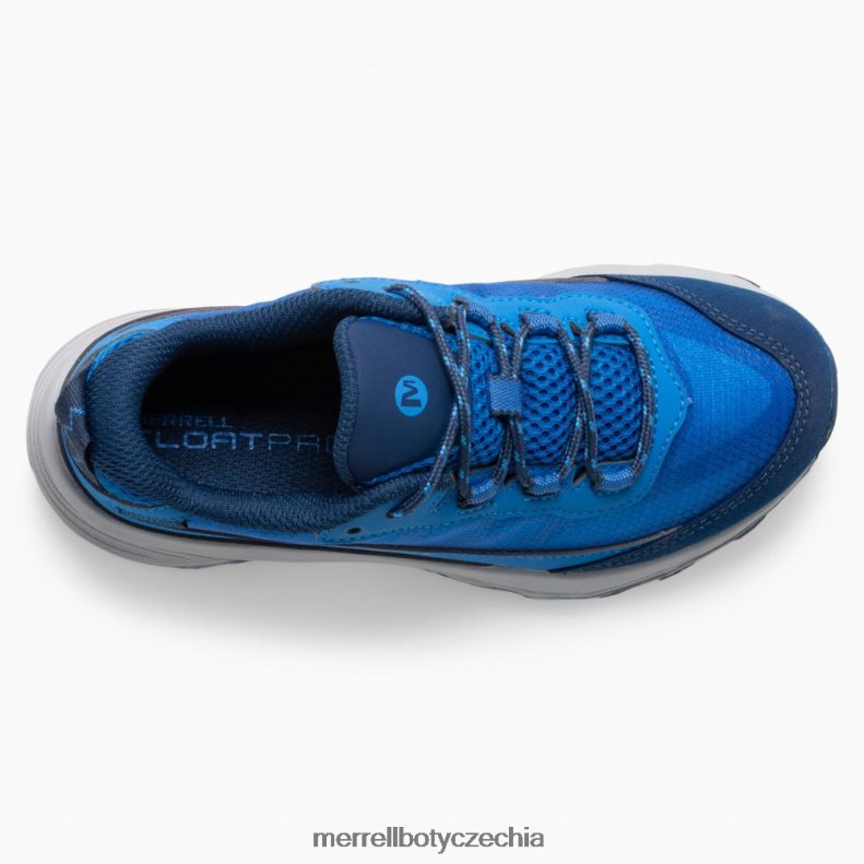 Merrell rychlost moab s nízkou vodotěsností (mk265940) obuv J064V21374 modrý děti