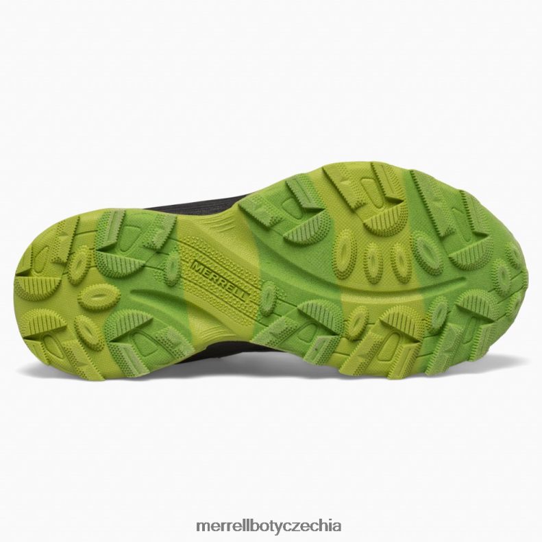 Merrell rychlost moab s nízkou vodotěsností (mk266264) obuv J064V21370 sytě zelená/černá děti