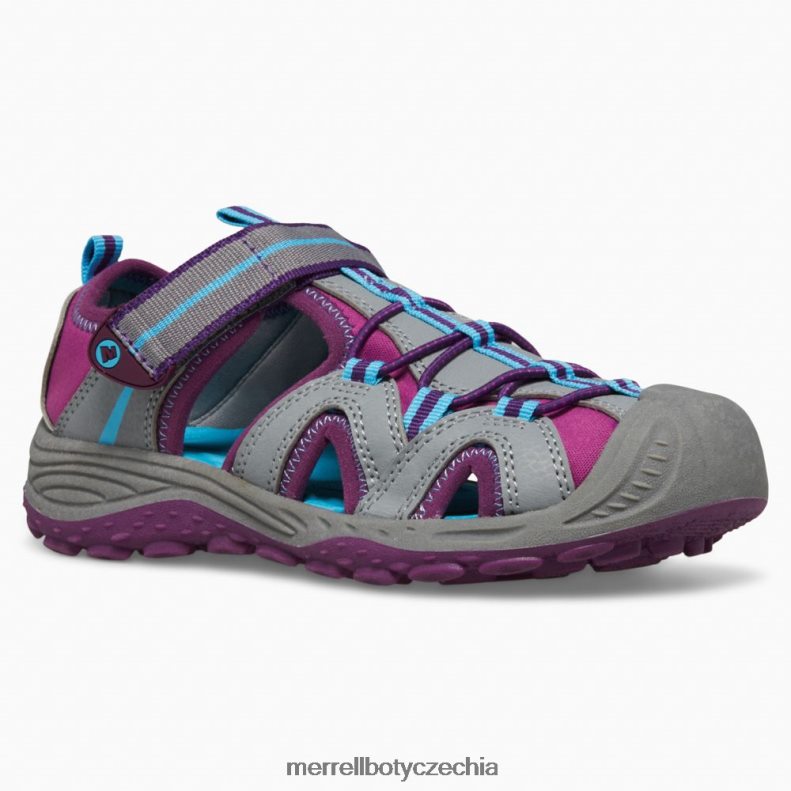 Merrell sandály hydro 2 (mk166974) obuv J064V21475 šedá/bobulová děti