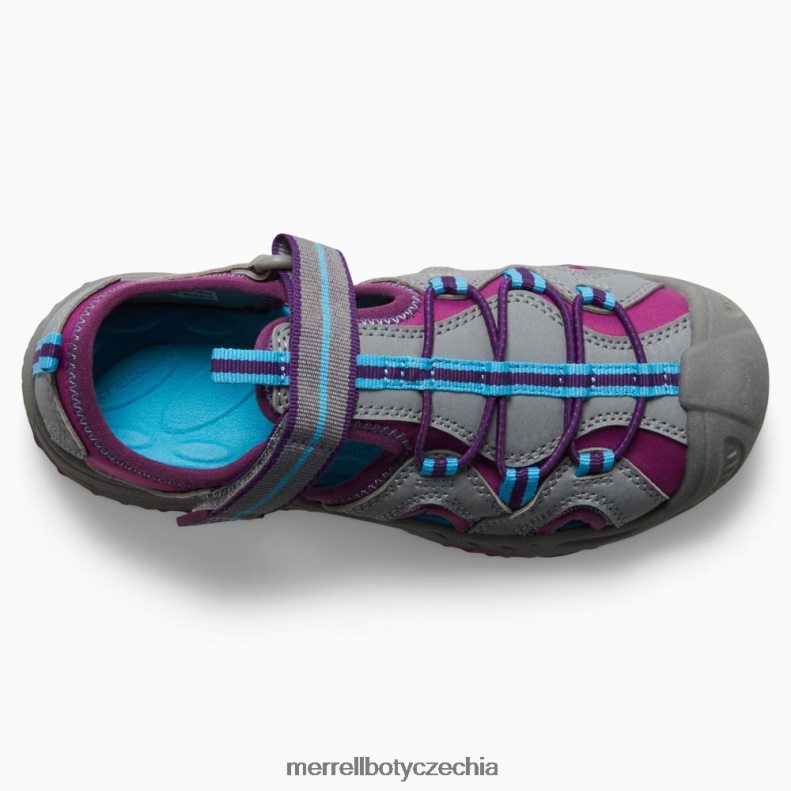 Merrell sandály hydro 2 (mk166974) obuv J064V21475 šedá/bobulová děti