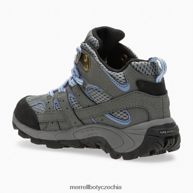 Merrell středně voděodolná bota moab 2 (mk162260) obuv J064V2804 šedá/brčál děti