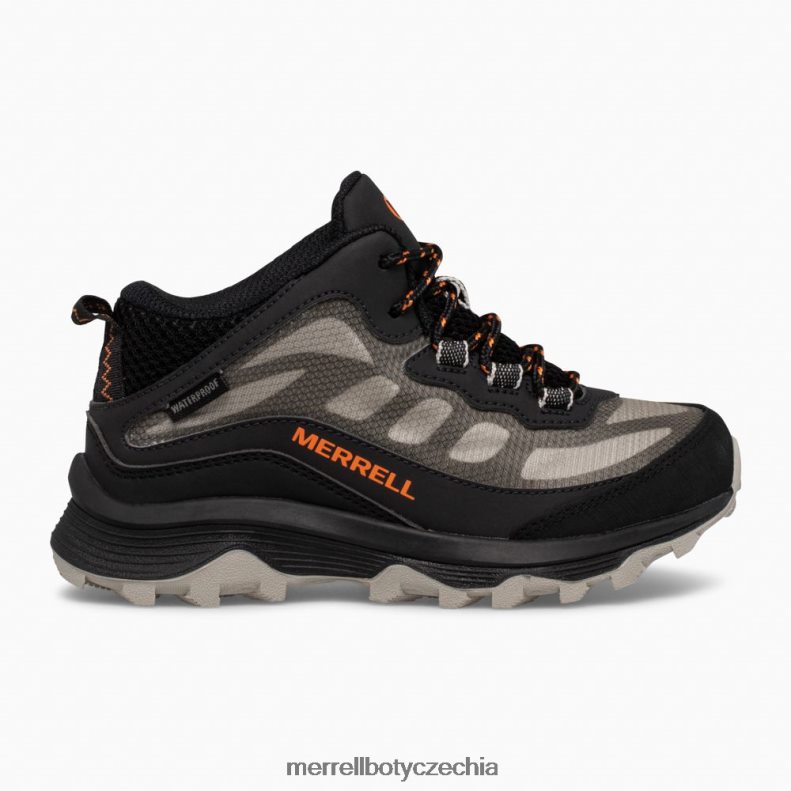 Merrell středně voděodolný moab speed (mk265424) obuv J064V21378 Černá děti