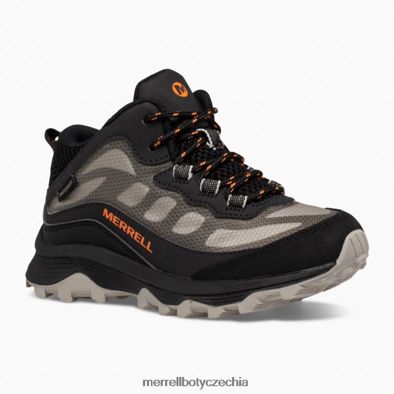 Merrell středně voděodolný moab speed (mk265424) obuv J064V21378 Černá děti