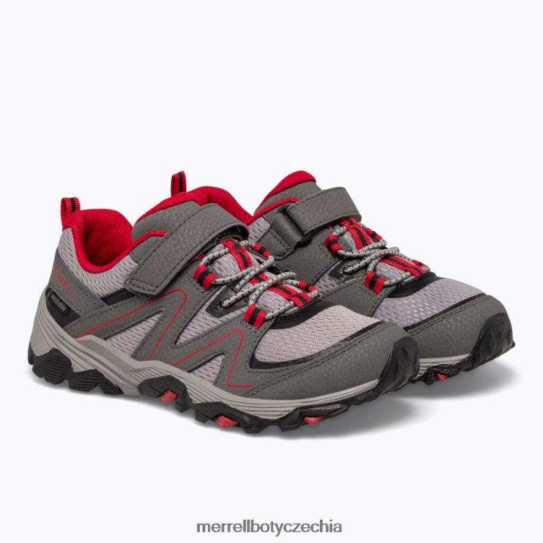 Merrell stezka quest (mk263181) obuv J064V21351 šedá/červená/černá děti