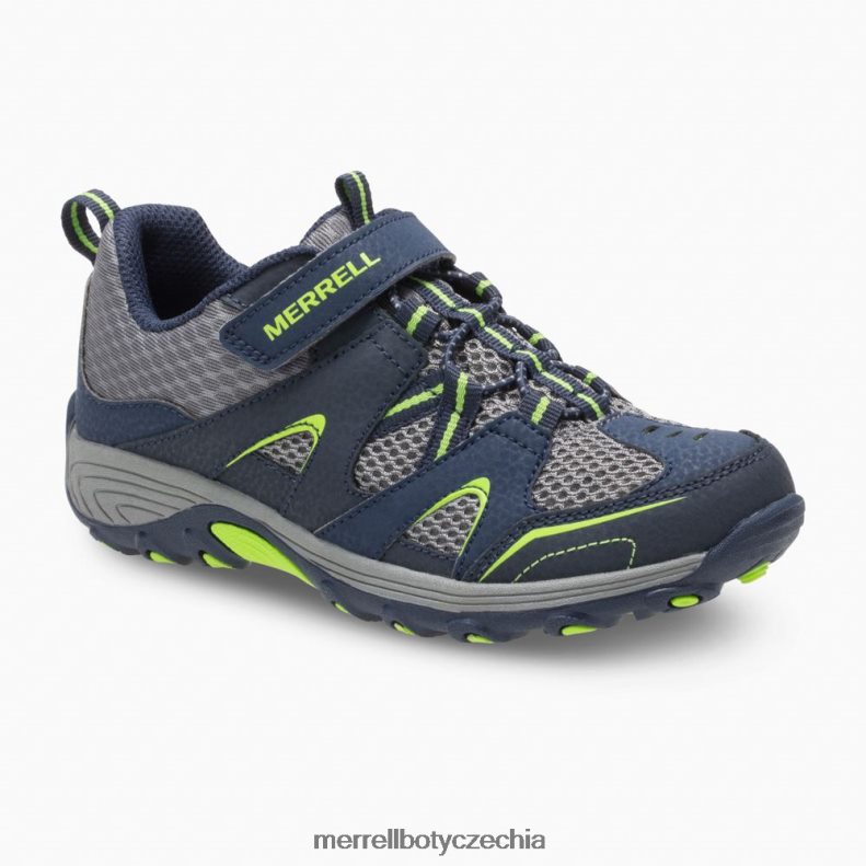 Merrell trailová bota (mk261237) obuv J064V21464 námořnická/zelená děti