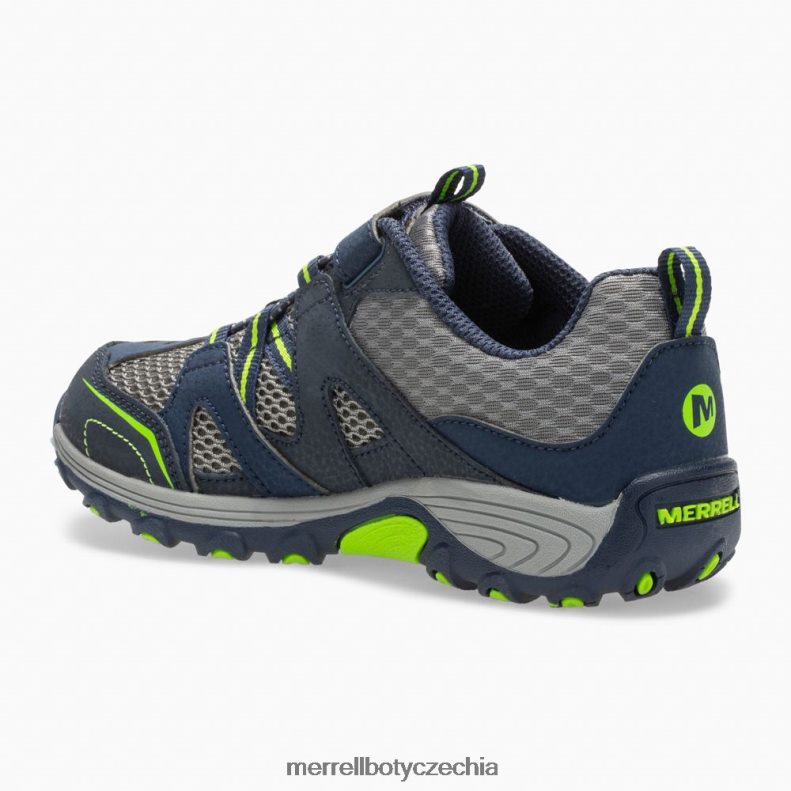 Merrell trailová bota (mk261237) obuv J064V21464 námořnická/zelená děti