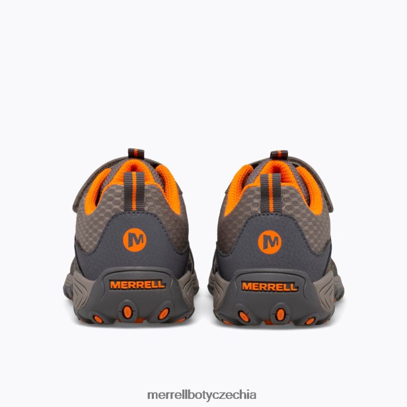 Merrell trailová bota (my57109) obuv J064V21462 střelný kouř / oranžová děti