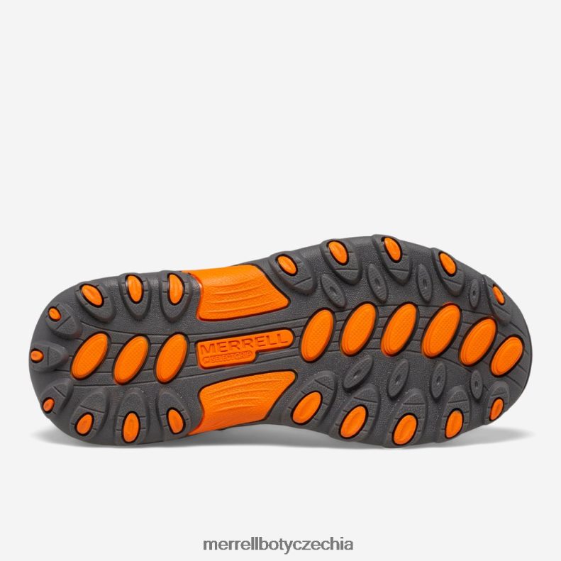 Merrell trailová bota (my57109) obuv J064V21462 střelný kouř / oranžová děti