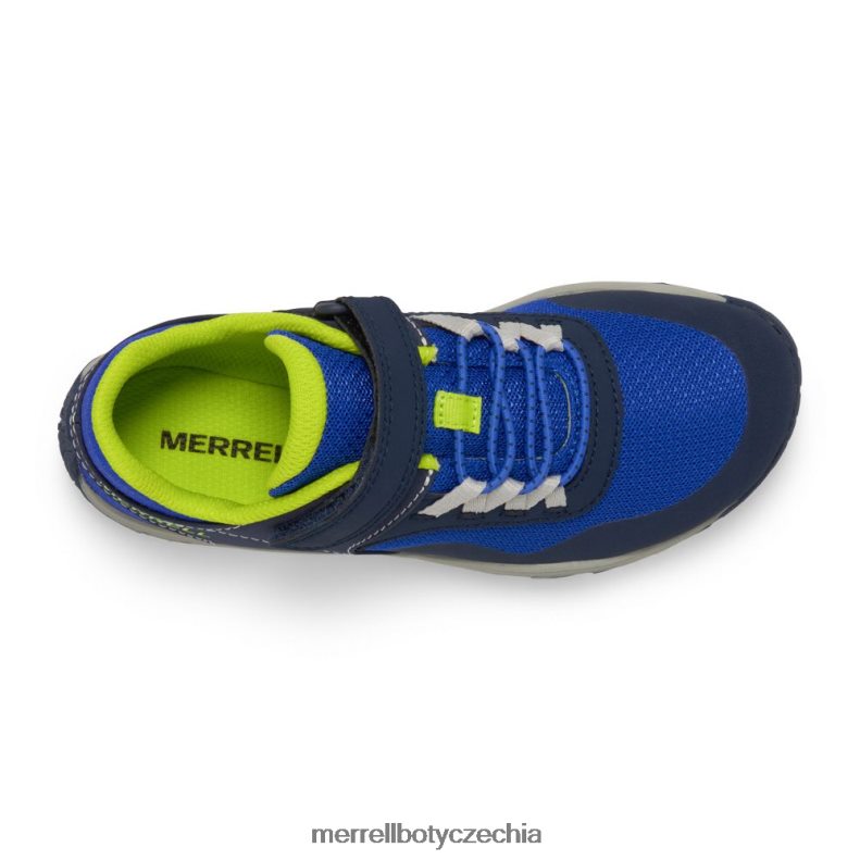 Merrell trailové rukavice 7 a/c (mk266791k) obuv J064V21441 modrá/limetka děti