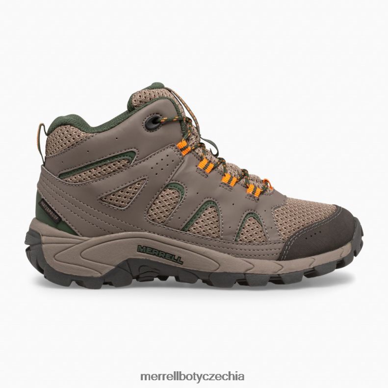 Merrell voděodolná bota se střední krajkou oakcreek (mk264768) obuv J064V21444 balvan děti