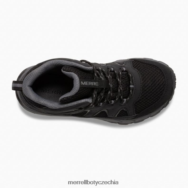 Merrell voděodolná bota se střední krajkou oakcreek (mk265426) obuv J064V21445 černá/šedá děti