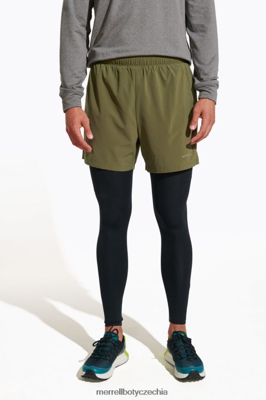 Merrell trail running short (jmf26581-326) oblečení J064V2406 zaprášená oliva muži