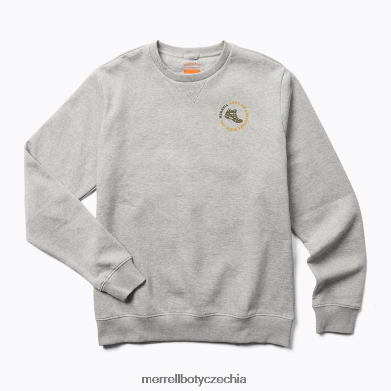 Merrell Fleece na krk lifes an adventure crew (jmf26623-050) oblečení J064V2696 šedý vřes muži - Kliknutím na obrázek zavøete