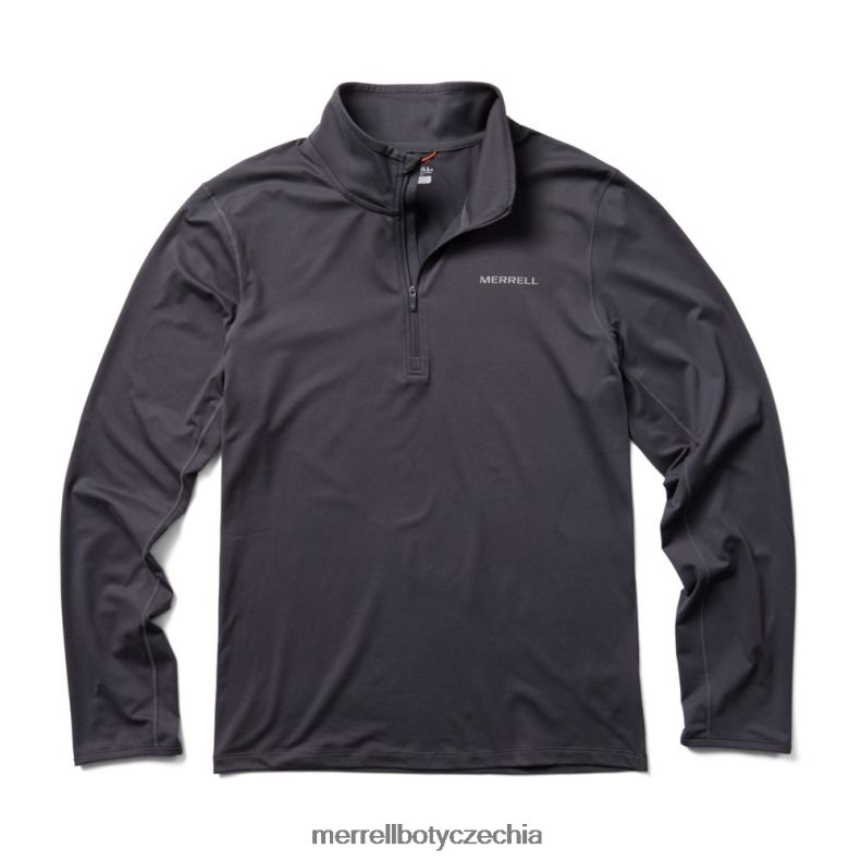 Merrell betatherm 1/4 zip (jms25572-101) oblečení J064V2764 asfalt muži