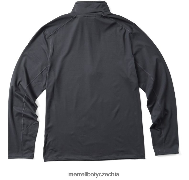 Merrell betatherm 1/4 zip (jms25572-101) oblečení J064V2764 asfalt muži