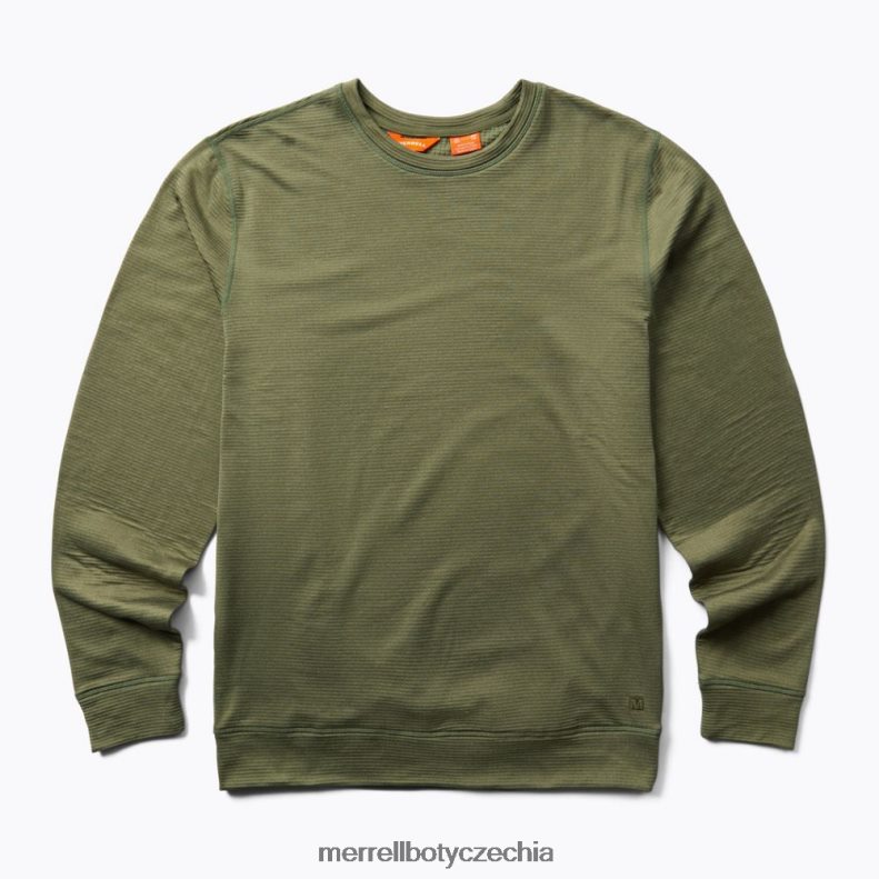 Merrell geotex crew (jmf26576-327) oblečení J064V2287 zaprášený olivový vřes muži