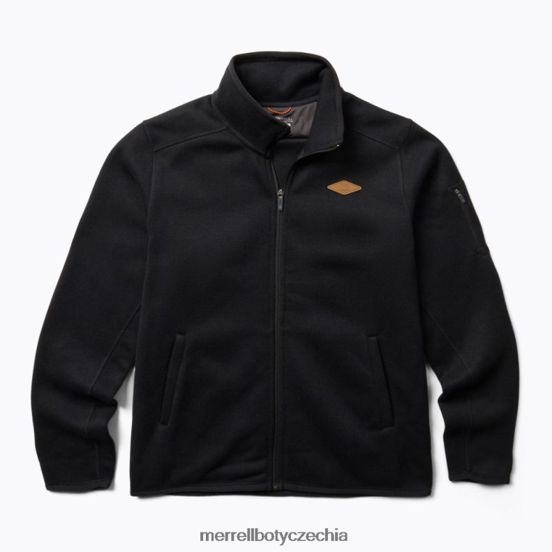 Merrell svetr proti počasí na zip (jmf26296-010) oblečení J064V2428 Černá muži