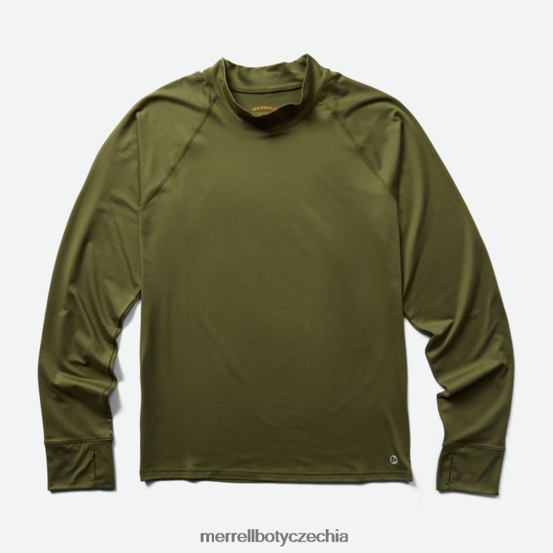 Merrell trail running midlayer (jmf26578-326) oblečení J064V2737 zaprášená oliva muži