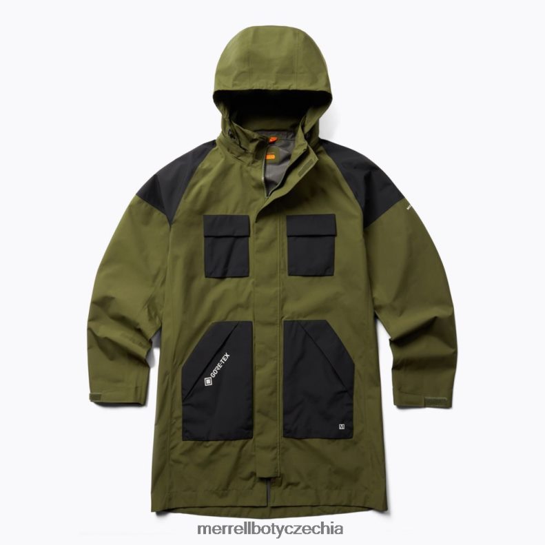 Merrell Gore-tex cargo kapesní parka (jmf26677-326) oblečení J064V2797 zaprášená oliva muži