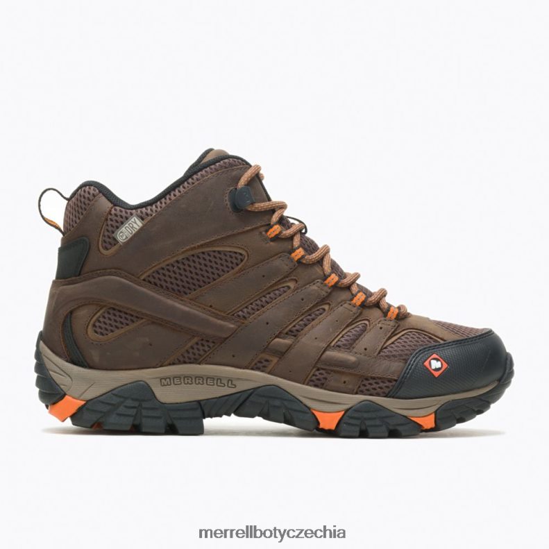 Merrell Moab vertex mid voděodolná sr pracovní bota široká šířka (j31239w) obuv J064V2389 jíl muži