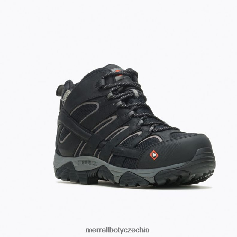 Merrell Moab vertex střední voděodolná pracovní bota se špičkou široká šířka (j05241w) obuv J064V2619 Černá muži