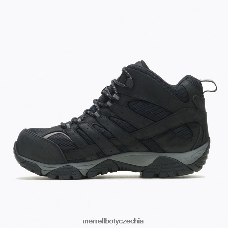 Merrell Moab vertex střední voděodolná pracovní bota se špičkou široká šířka (j05241w) obuv J064V2619 Černá muži