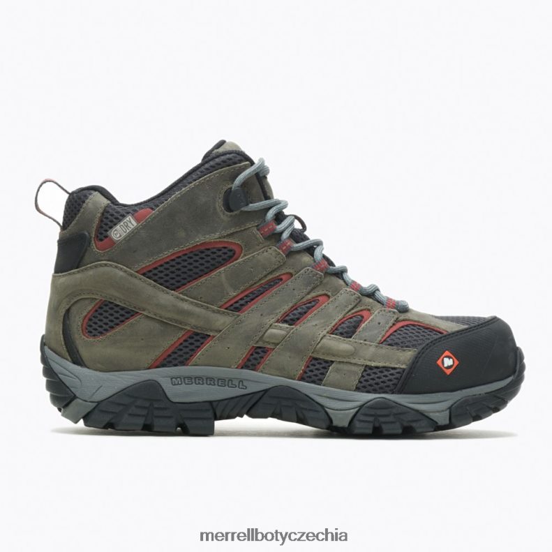 Merrell Moab vertex střední voděodolná pracovní bota se špičkou široká šířka (j11515w) obuv J064V2620 cín muži