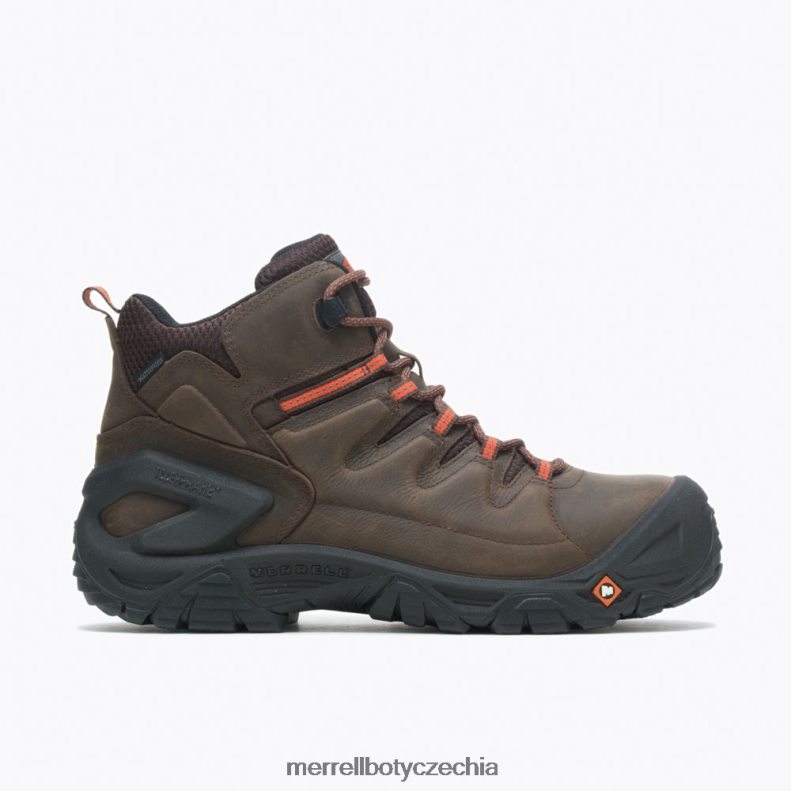 Merrell kožená pevná 6 vodotěsná pracovní bota se špičkou (j099341) obuv J064V2716 espresso muži