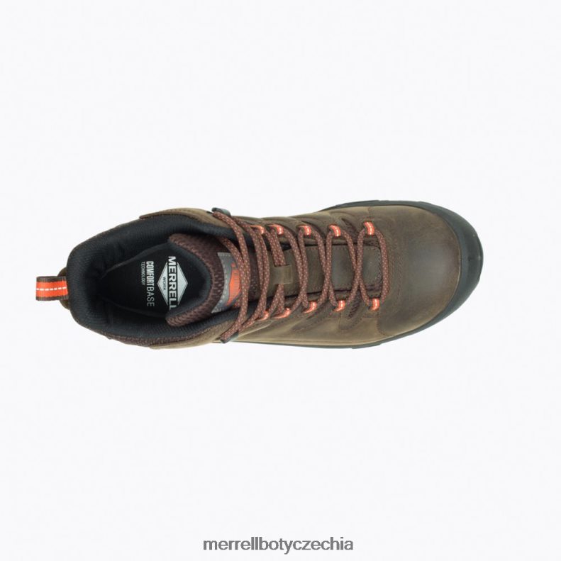 Merrell kožená pevná 6 vodotěsná pracovní bota se špičkou (j099341) obuv J064V2716 espresso muži