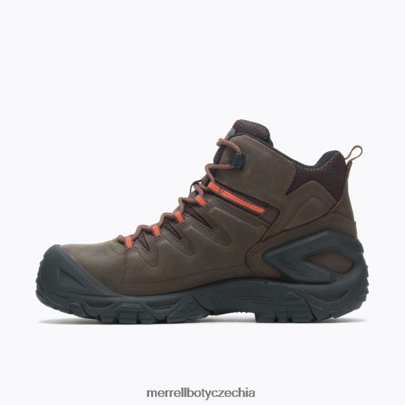 Merrell kožená pevná 6 vodotěsná pracovní bota se špičkou (j099341) obuv J064V2716 espresso muži