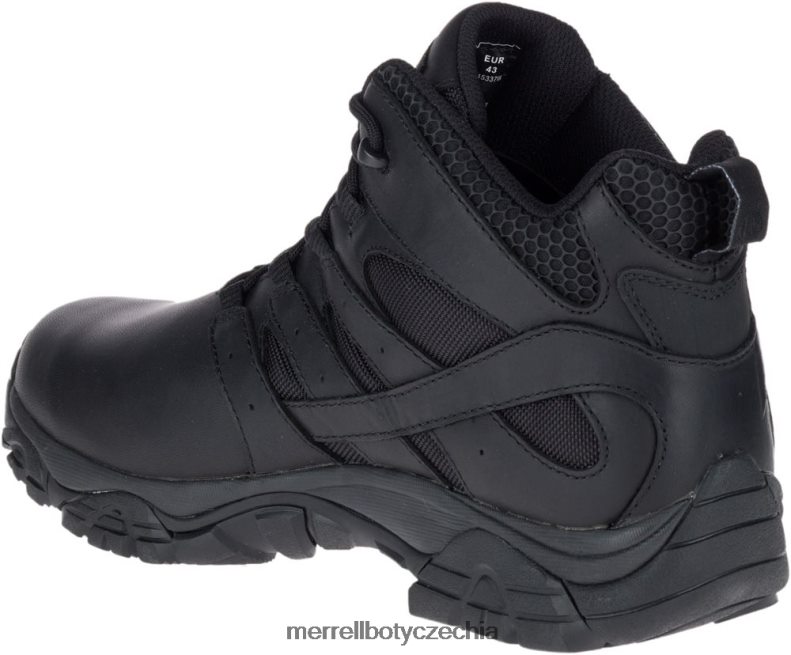 Merrell moab 2 mid taktická odezva vodotěsná bota široká šířka (j45337w) obuv J064V2700 Černá muži