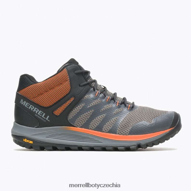 Merrell nova 2 středně voděodolná (j500227) obuv J064V2207 dřevěné uhlí muži