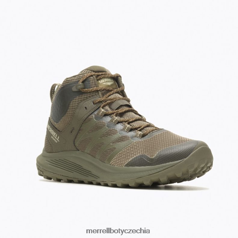 Merrell nova 3 mid taktická vodotěsná bota (j005053) obuv J064V2383 olivový muži