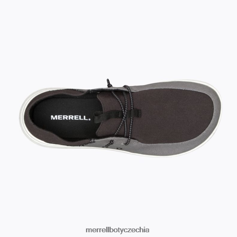 Merrell hut moc 2 canvas (j004891) obuv J064V2773 černá/uhlí muži