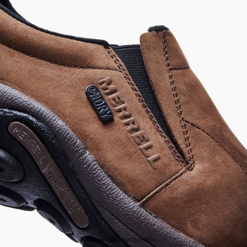 Merrell jungle moc nubuk voděodolná široká šířka (j52927w) obuv J064V2246 hnědý muži