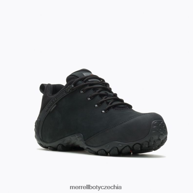 Merrell chameleon flux kůže voděodolná uhlíková vlákna (j003899) obuv J064V2659 Černá muži