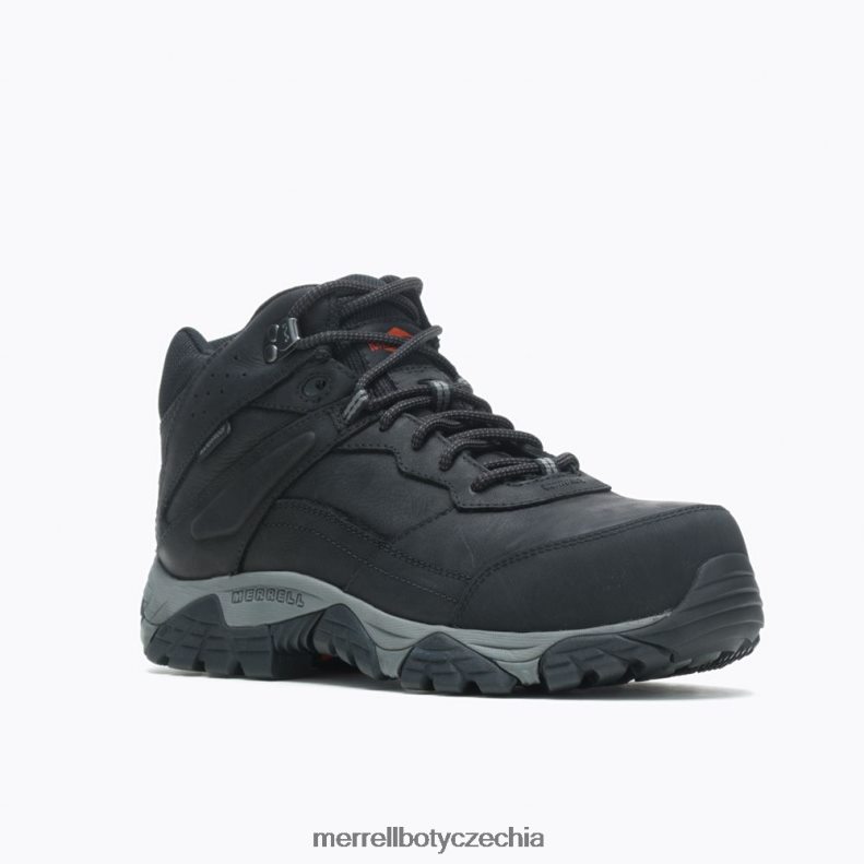 Merrell moab adventure středně voděodolná karbonová vlákna široká šířka (j004631w) obuv J064V2495 Černá muži