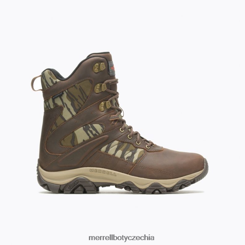 Merrell termo voděodolný moab 2 timber 8 (j004643) obuv J064V2657 karamel/dub muži