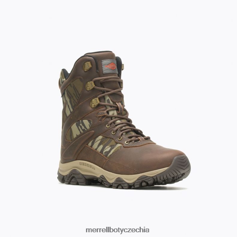 Merrell termo voděodolný moab 2 timber 8 (j004643) obuv J064V2657 karamel/dub muži