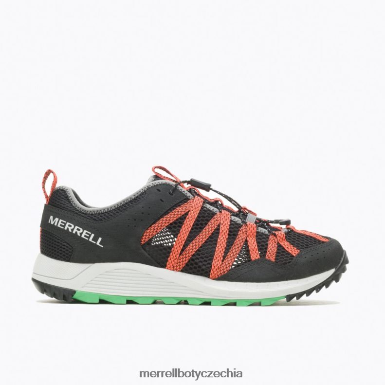 Merrell wildwood aerosport (j067675) obuv J064V2698 černá/mandarinka muži