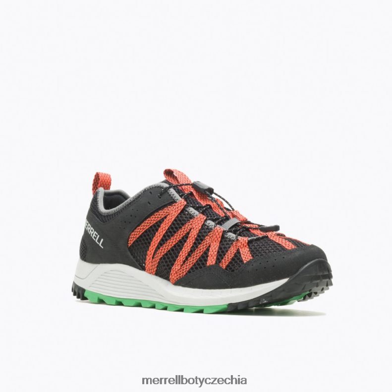 Merrell wildwood aerosport (j067675) obuv J064V2698 černá/mandarinka muži