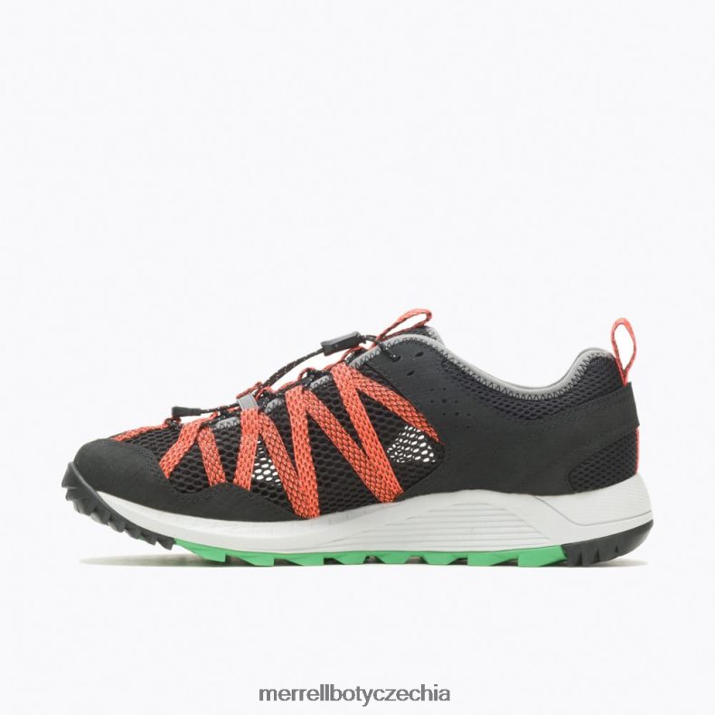 Merrell wildwood aerosport (j067675) obuv J064V2698 černá/mandarinka muži