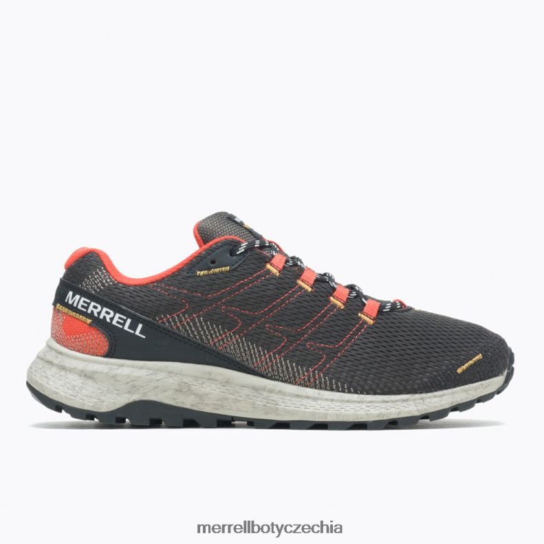 Merrell fly strike (j067377) obuv J064V2736 černá/mandarinka muži