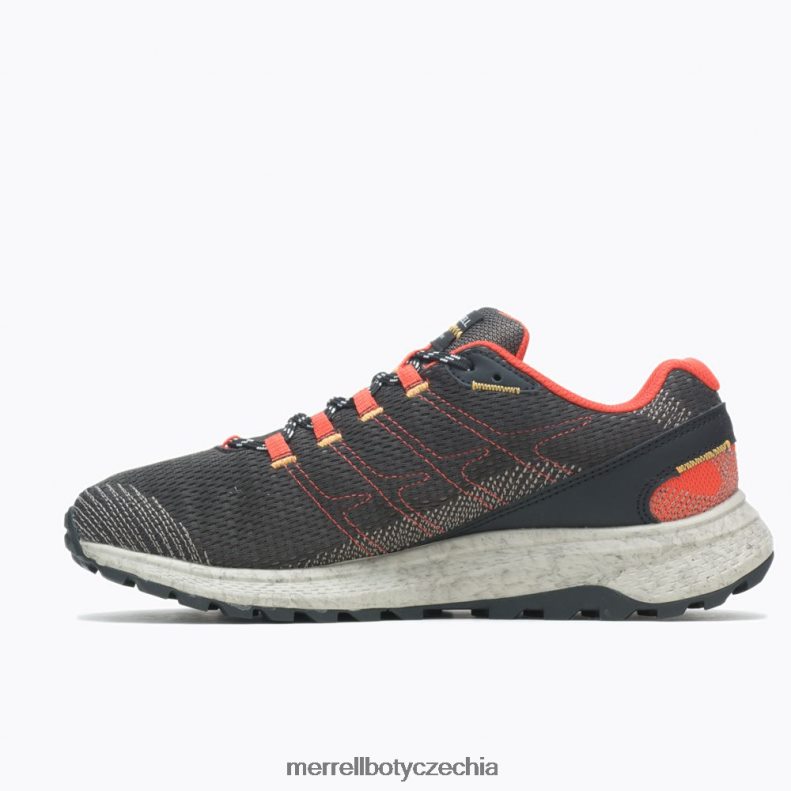 Merrell fly strike (j067377) obuv J064V2736 černá/mandarinka muži